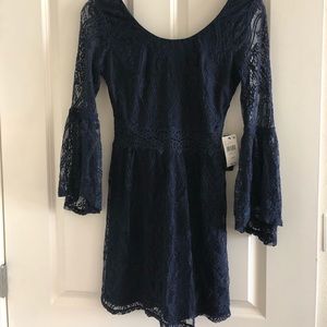 BCX navy blue dress